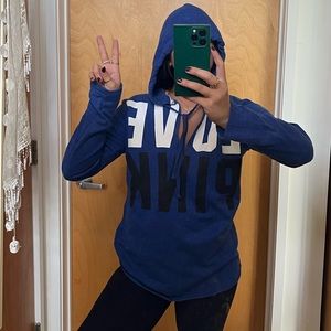 Blue LIVE PINK Hoodie